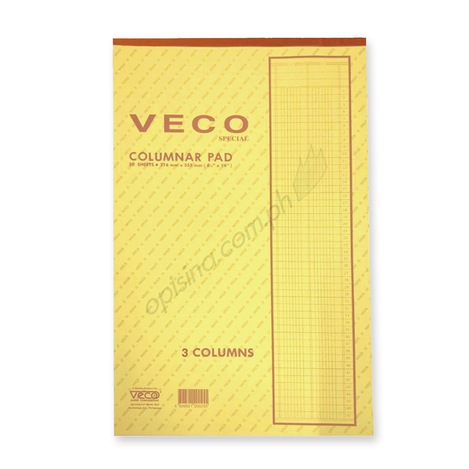 COLUMNAR PAD (8.5X14) 3 COL.